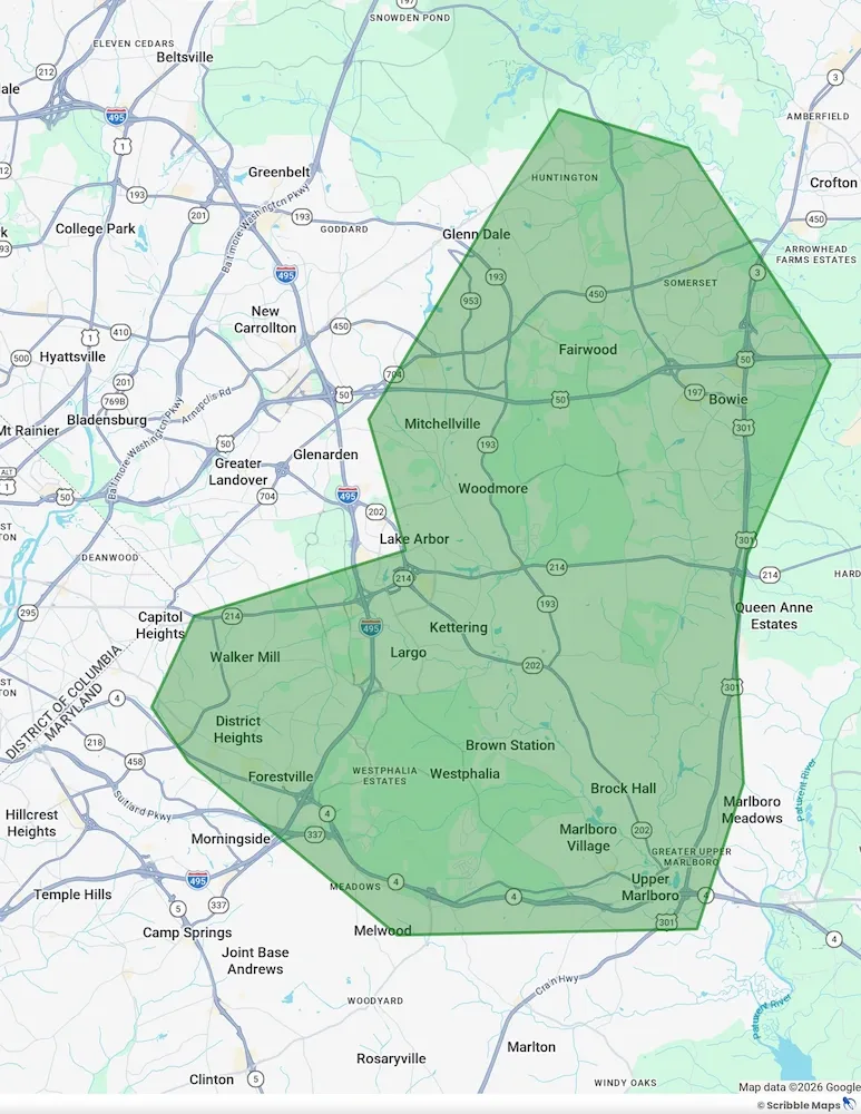 ilandscape service area map